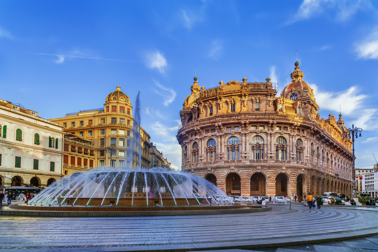 Piazza De Ferrari, Genoa, Italy